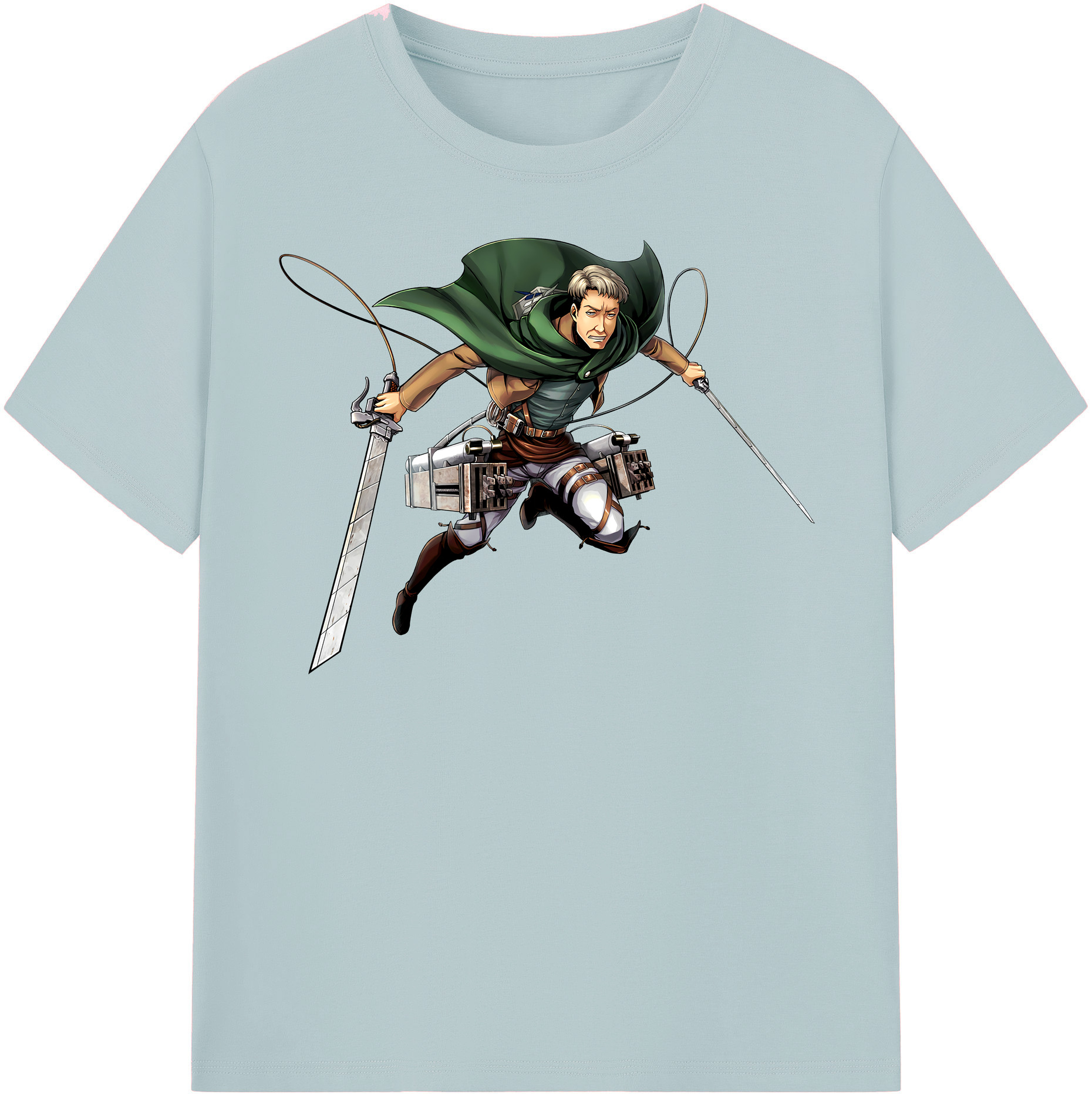 （画像用） 進撃の巨人 Attack on Titan 綿100％半袖Tシャツ（フロントプリント）